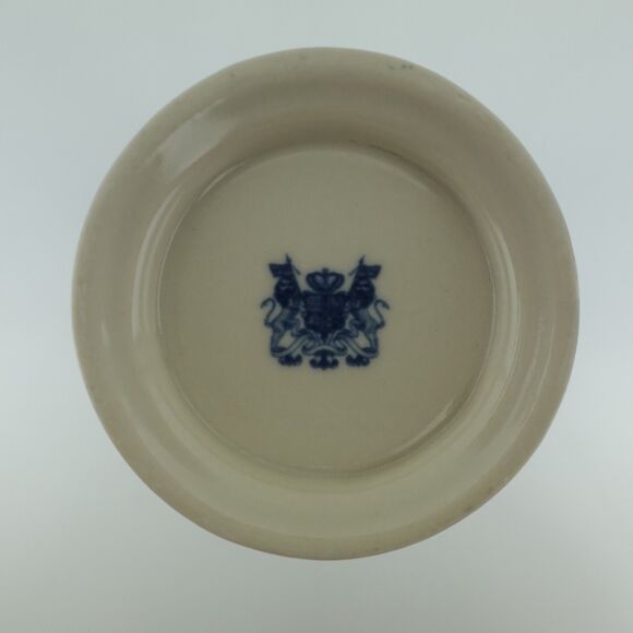 Staffordshire Blue & White Cup Mug - Picture 6 of 8